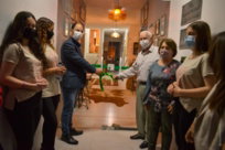 Inauguração oficial da Casa de Cultura Juarez Teixeira, com a presença do então prefeito de Caçapava do Sul, Giovani Amestoy